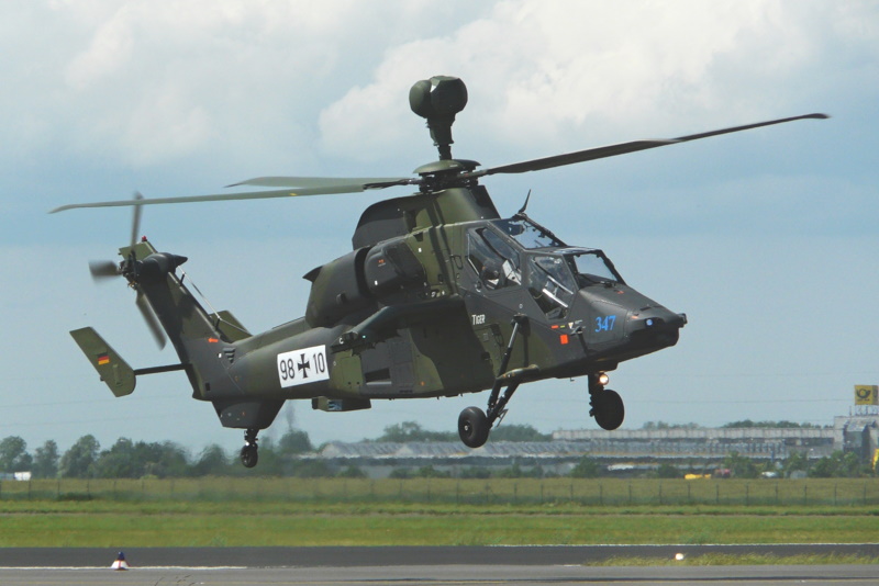 German UHT Tiger gunship helicopter