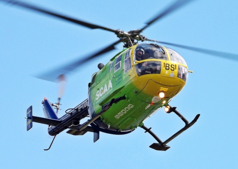 MBB Bo 105 air ambulance