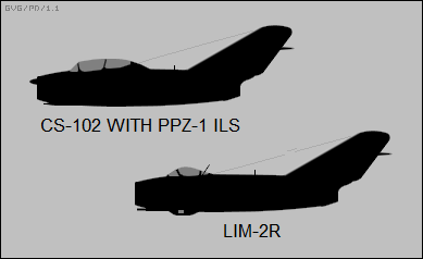 CS-102 with PPZ-1 ILS, LIM-2R