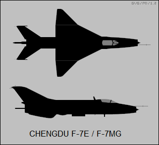 Chengdu F-7E / F-7MG