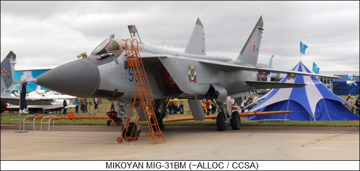 Mikoyan MiG-31BM Foxhound