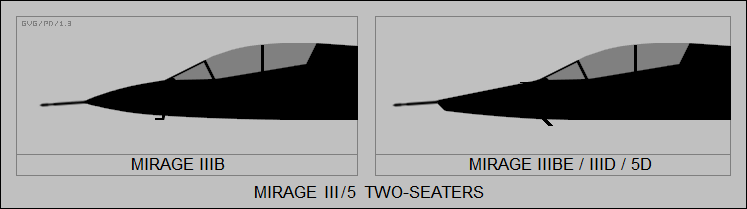 Mirage III/5 two-seaters
