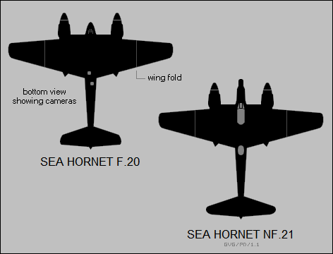 DH Sea Hornet F.20, NF.21