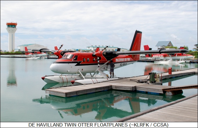 Twin Otter floatplanes