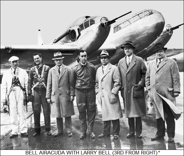 Larry Bell with the Bell Airacuda