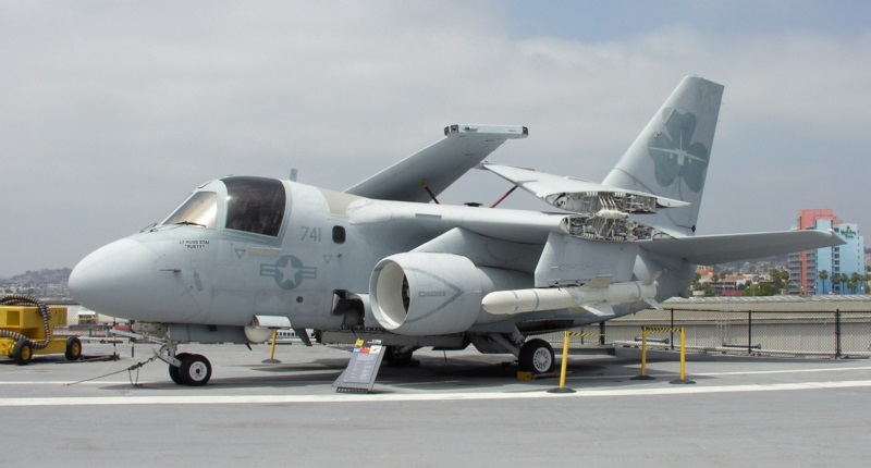 S-3B Viking with Harpoon missile