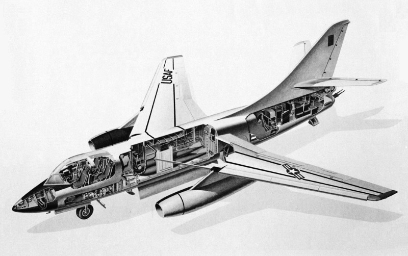 B-66 cutaway