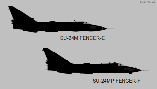 Sukhoi Su-24M Fencer-E, Su-24MP Fencer F