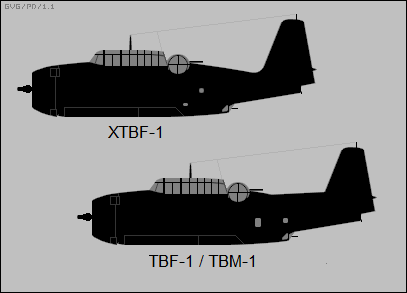 Grumman XTBF-1, TBF-1/TBM-1
