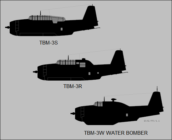 TBM-3S, TBM-3R, TBM-3W water bomber