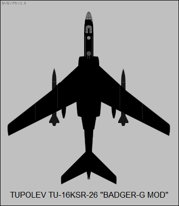 Tupolev Tu-16KSR-26 Badger-G Mod