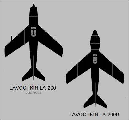 Lavochkin La-200, La-200B