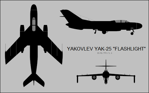 Yakovlev Yak-25 Flashlight
