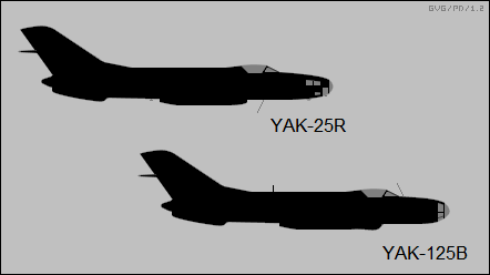 Yak-25R, Yak-125B